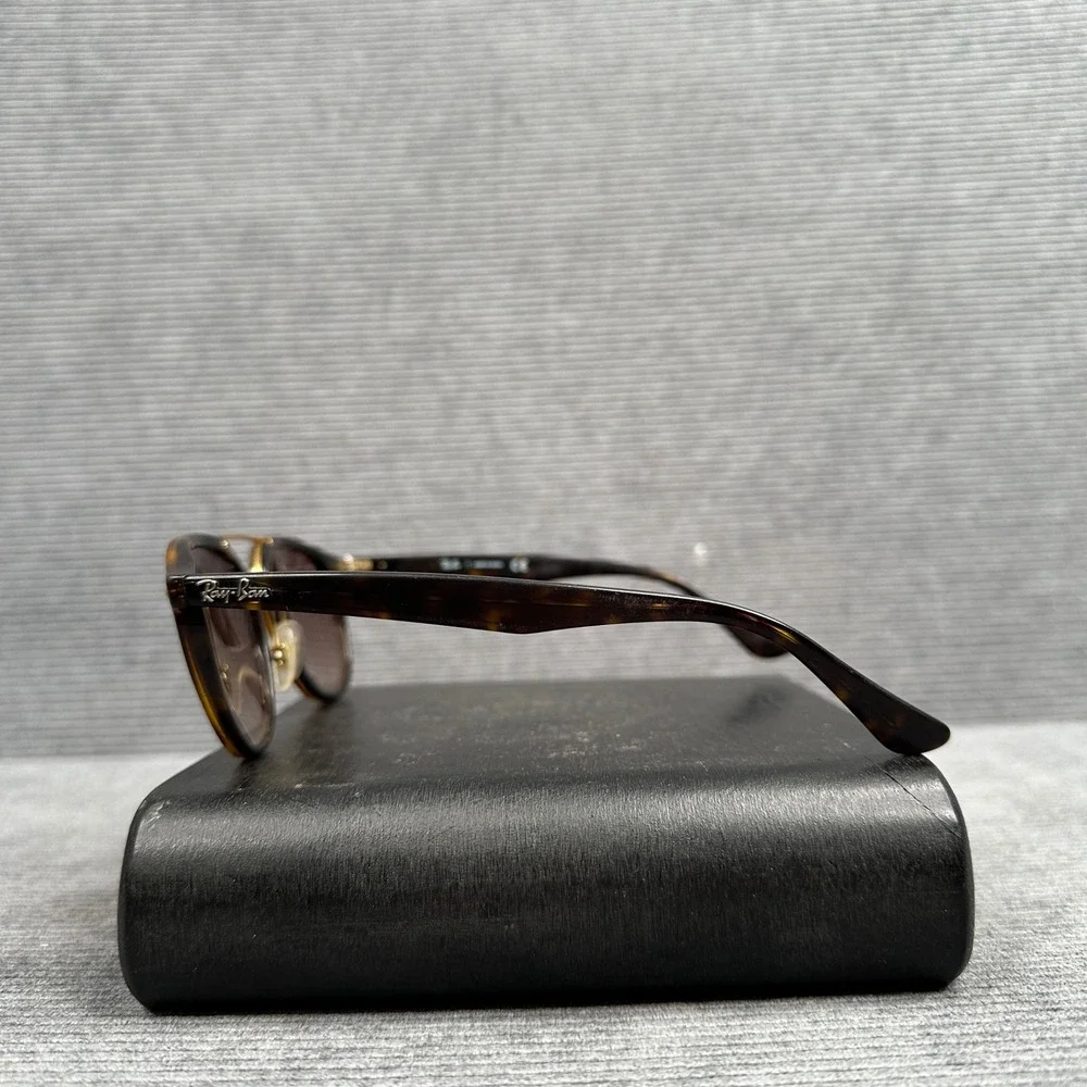 Ray-Ban RB 2183 1225/13 Tortoise Gold Double Bridge Sunglasses 53mm